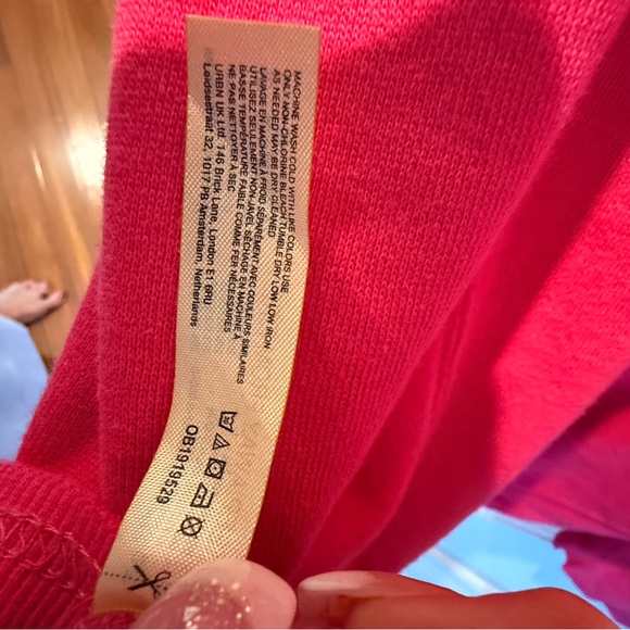 NWT Free People Intercept Tunic Color: Living Magenta SZ Large  Oversized - Picture 7 of 8